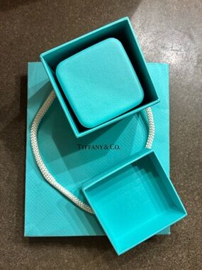 EMPTY Set of Tiffany & Co. Bag, Box, Ring Box